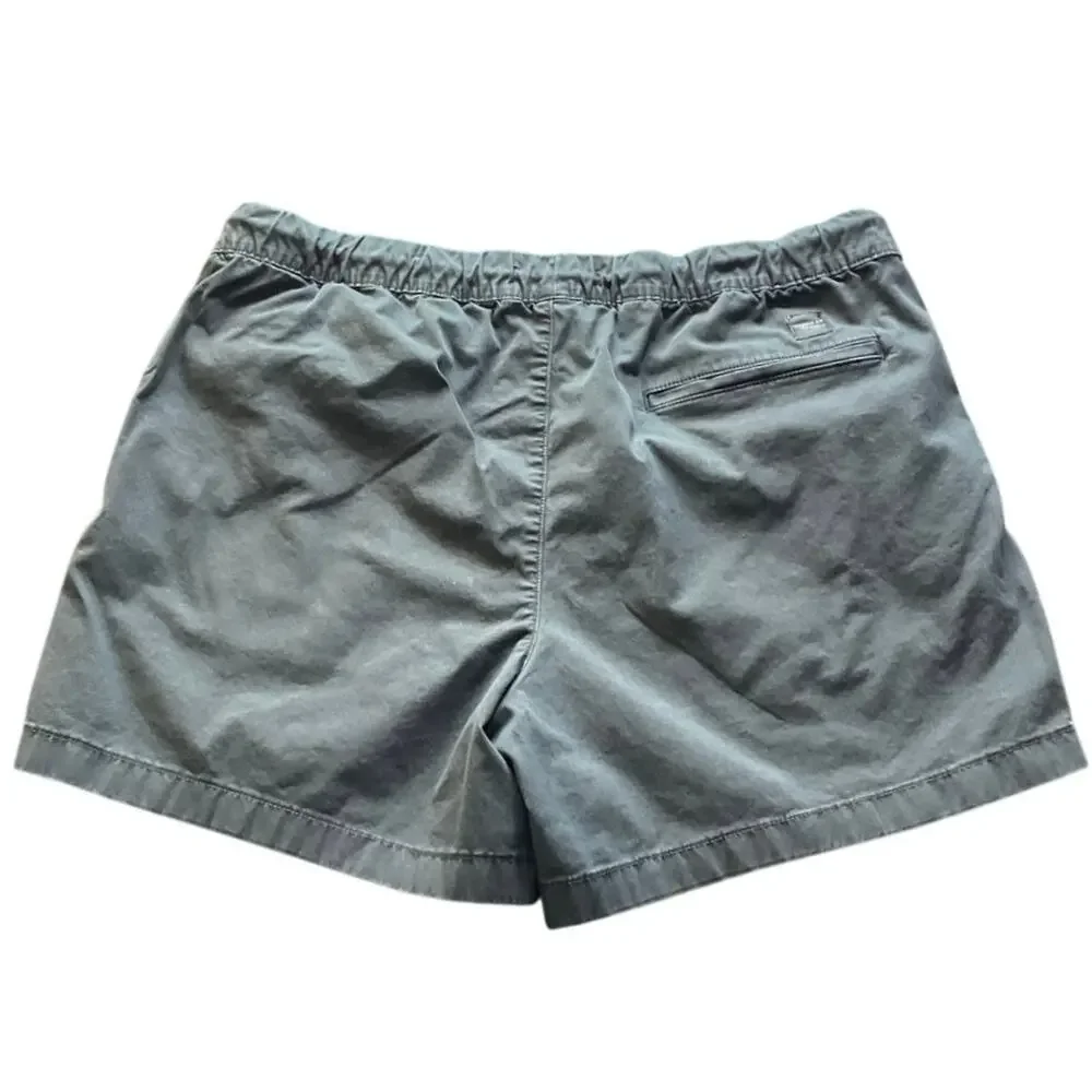 American Eagle Flex Pull On Shorts Men’s Large Gray Casual Stretch Chino